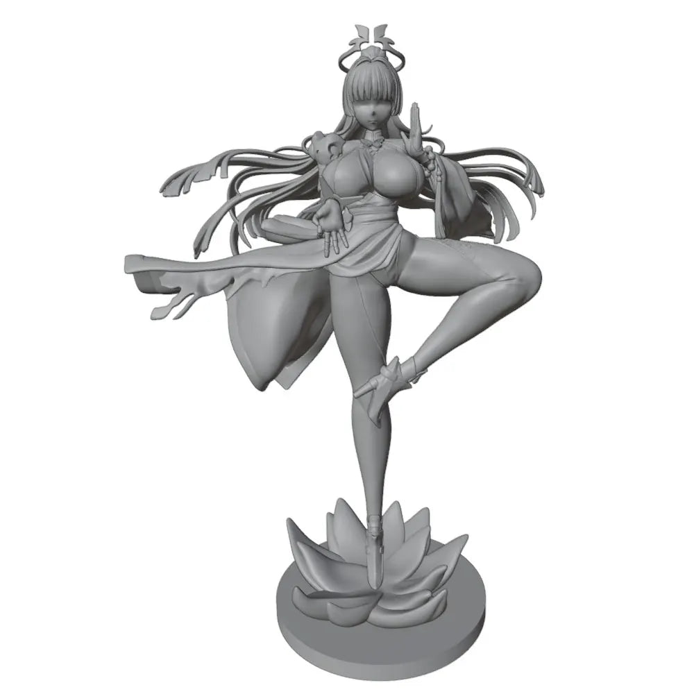 75mm100mm120mm150mm Anime Character Statue GK Miniature 3D Printed Gray Model Figurine DIY Doll Model Unassembled And Unpainted