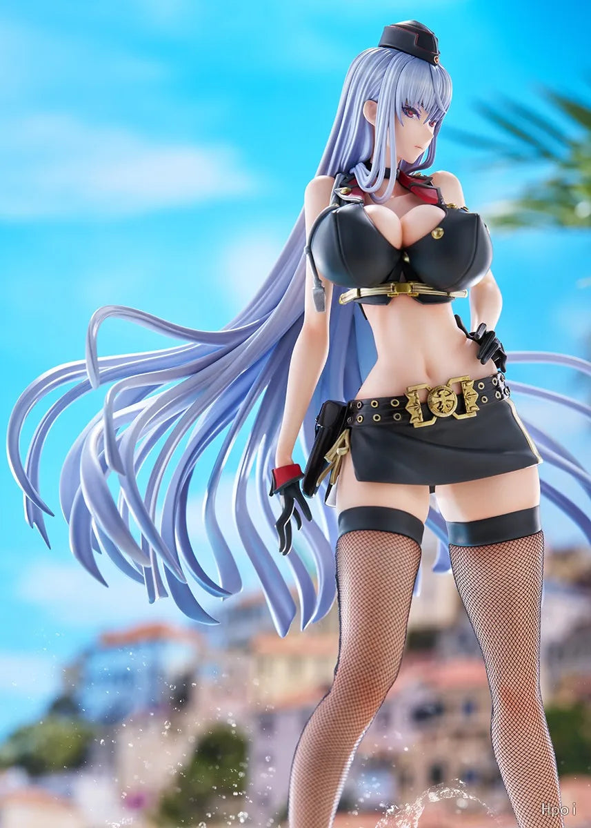 In Stock Original QuesQ Valkyria Chronicles 4 Selvaria Bles Swimsuit 1/7 Scale Model Toy