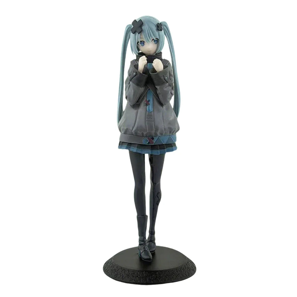 New 8inch Hatsune Miku In A World With Closed Windows Collectible Anime Action Kwaii Miku Figures Model Toys Christmas Gifts