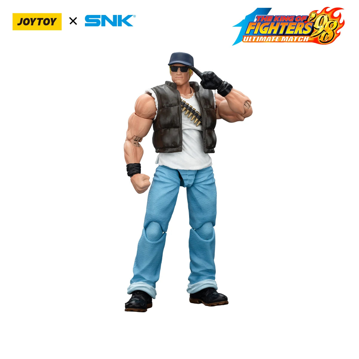 [Предварителна поръчка]JOYTOY SNK 1/18 Екшън фигурки KOF'98UM Ikari Warriors Team 3 бр. Аниме Военен модел