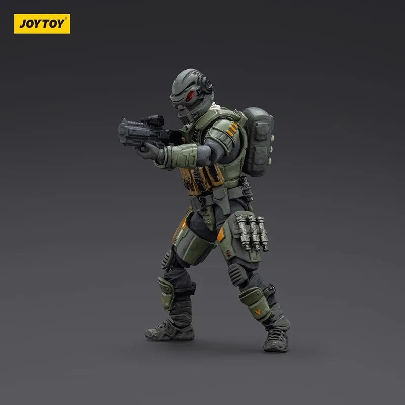 JOYTOY Dark Source1/25 APOC Series Bedrock Standard Combat Type Mecha Pilot Tempestus Action Figure Soldier Model For Collect