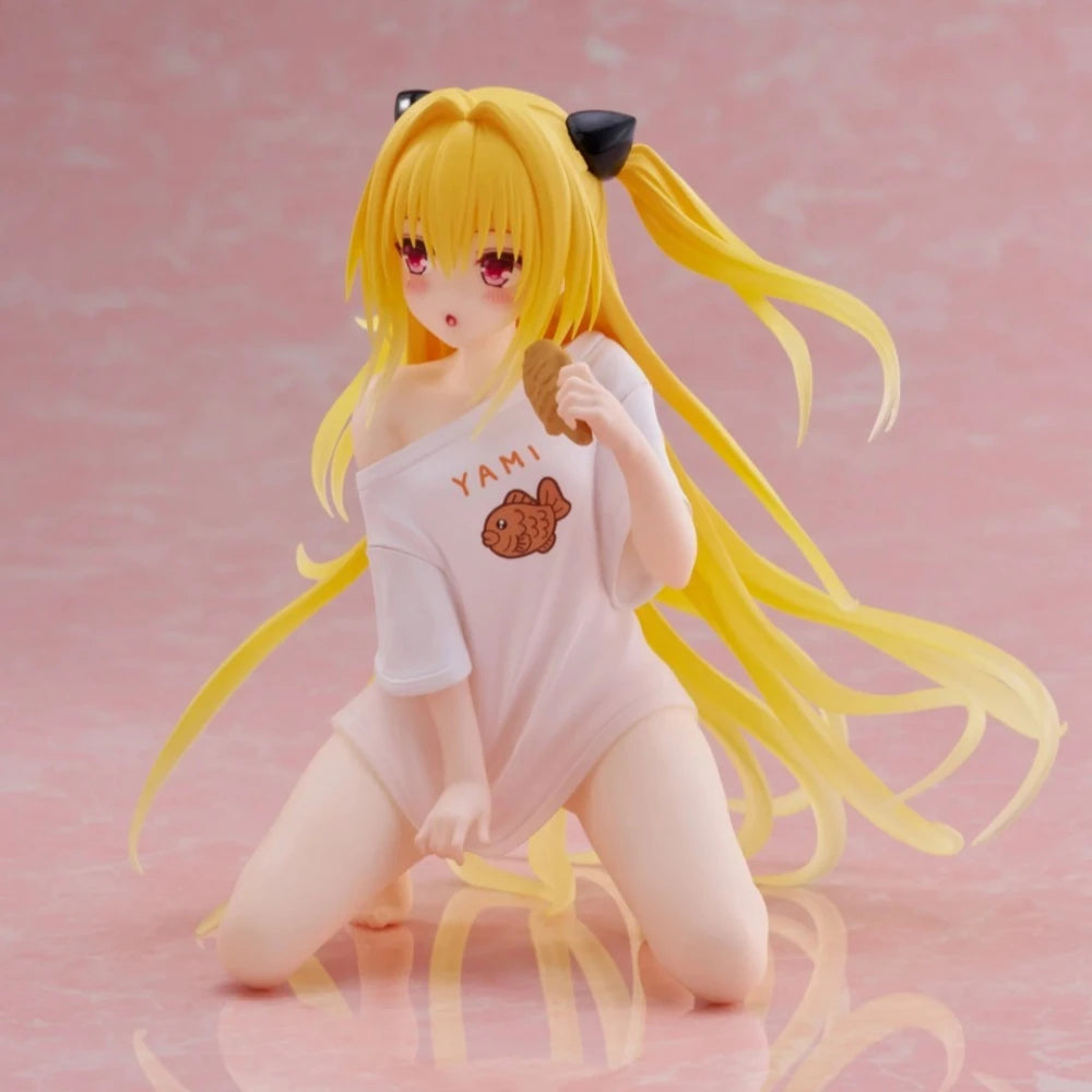 In Stock Taito Original Genuine To Love-Ru Darkness Golden Darkness Konjiki No Yami Room Wear Ver 13cm Model Desktop Cute Figure
