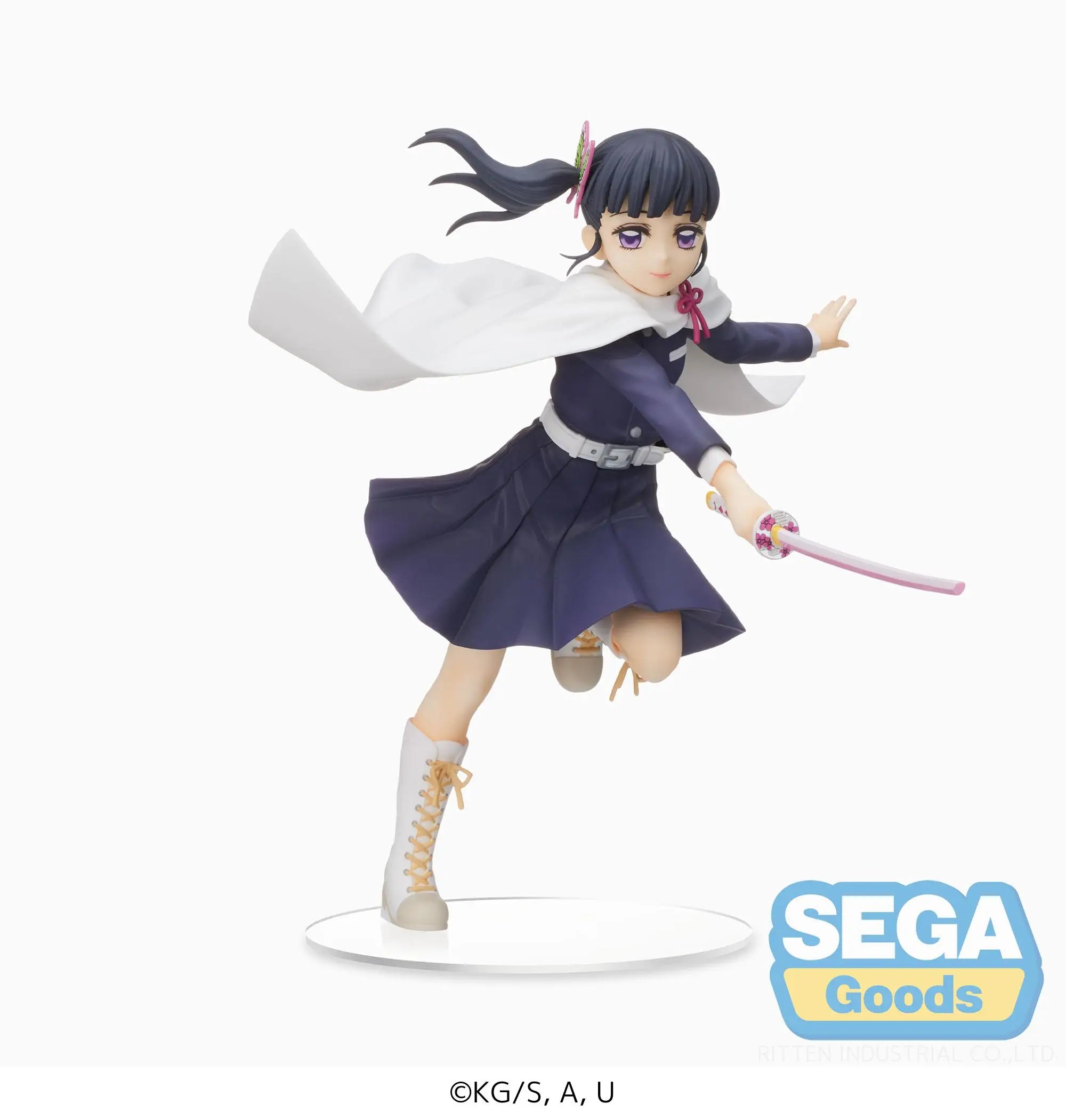 В наличност Оригинална SEGA Demon Slayer: Kimetsu No Yaiba Tsuyuri Kanao 17CM PVC екшън фигурка Модел Подаръци Колекции Кукла