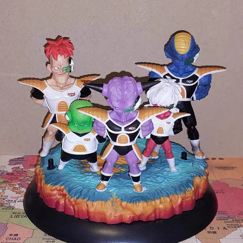 5 Pcs Dragon Ball Z Anime Figure Ginyu Force Figures Ginyu Recoom Jeice Burter Guldo Gk Action Figurine Pvc Statue Models Toys