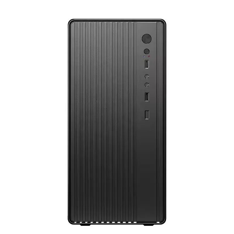 T-3 Mini-Computergehäuse mit ATX-Netzteil, geeignet für M-ATX/ITX-Mainboards, für einfache Mobilität, ideal für Büro und Geschäftsräume