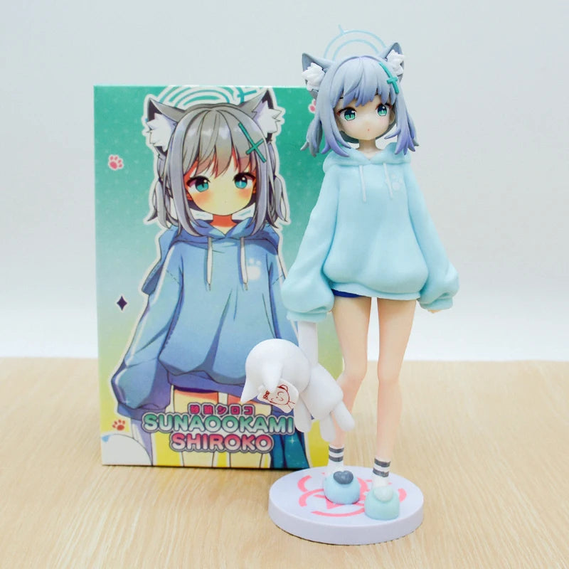 17cm Blue Archive Tsukatsuki Rio Anime Girl Figure Kisaki/Arona/Sunaookami Shiroko/Ichinose Asuna Action Figure Model Doll Toys