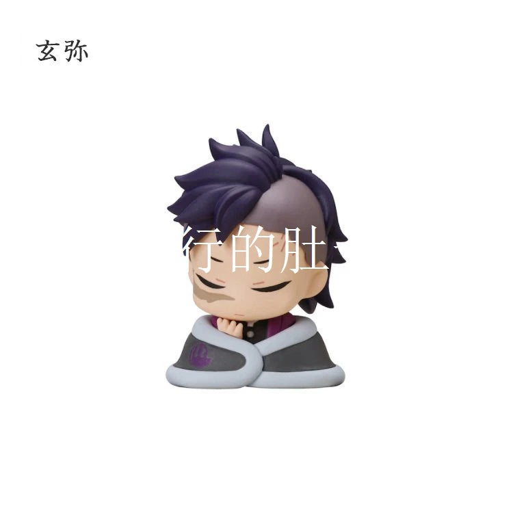 Demon Slayer Gashapon Tokitou Muichirou Himejima Gyomei Q-version Creativity Ornament Action Figure Collection Model Toy