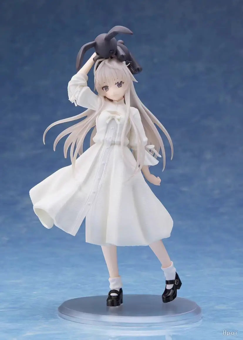 TAITO Yosuga No Sora Kasugano Sora 18cm Coreful White Dress Anime Action Figures Model Toy Collectible Model