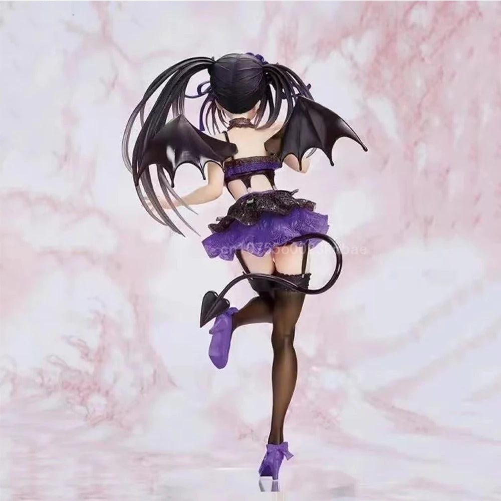 Classic Kurumi Tokisaki Figure Coreful DATE A LIVE IV Anime Figure Purple Devil Action Figure 21cm Model Collection Adult Gifts