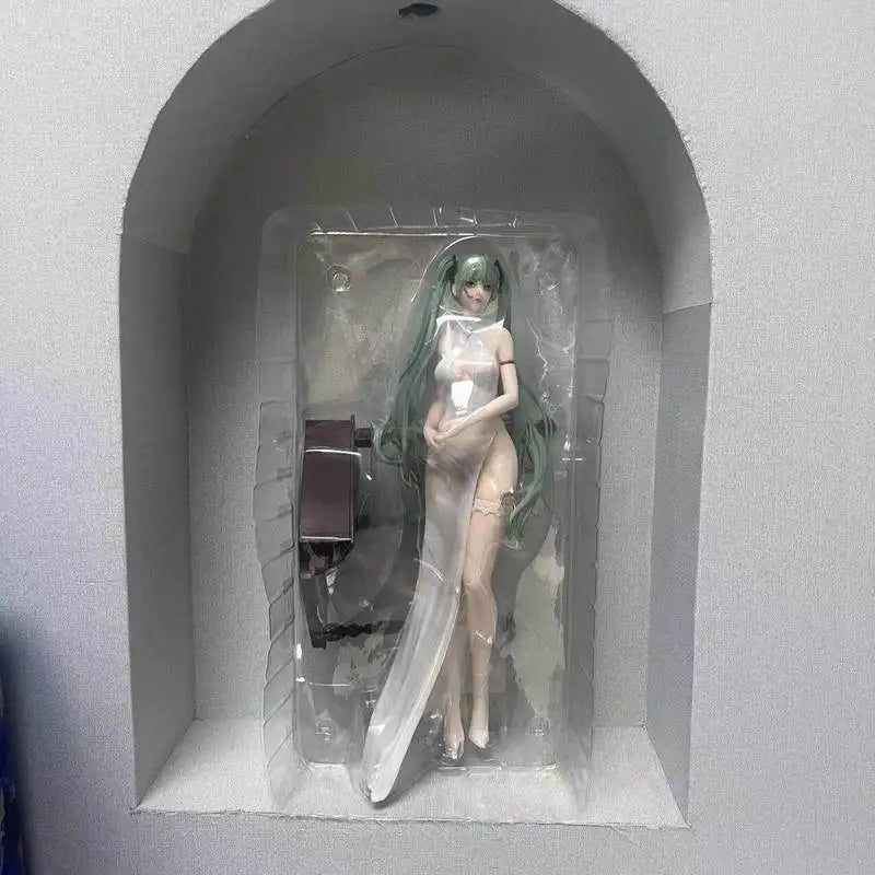 Green Hair Princess Anime  Figure Gk Large Statue Collectible Model Desktop Ornament For Adult Anime Fans