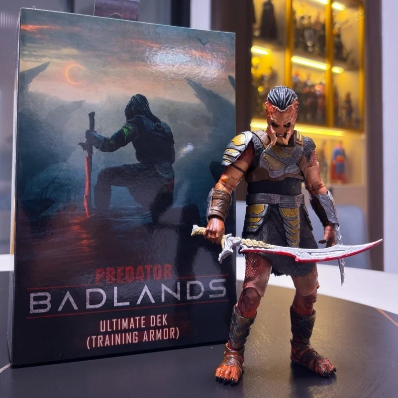 In Stock Neca Official Predator Action Figure 1/12 Scale Ultimate Badlands Drek Articulated Collectible  Adult Desktop Ornament