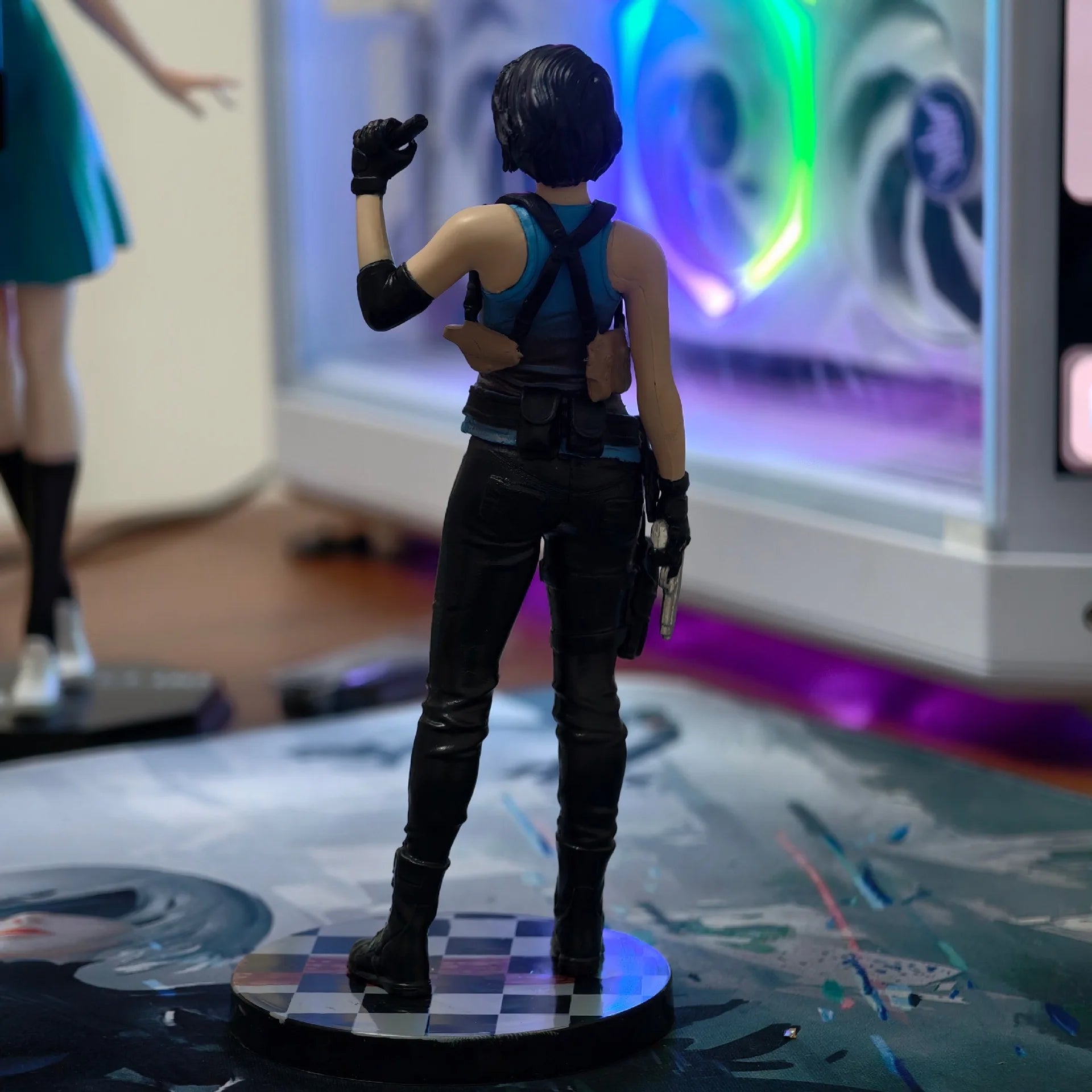 Jill Valentine Figure Leon·S·Kennedy Figures Anime Figurine Model Collection Statue Desk Decoration Toys Doll Birthday Gifts