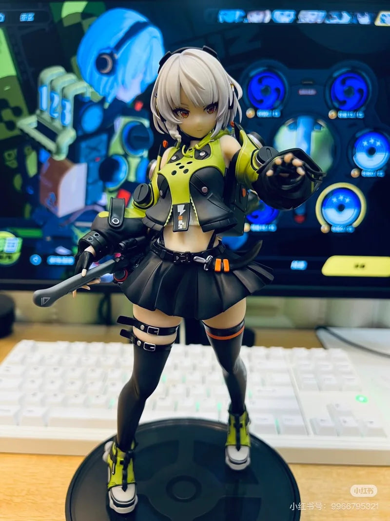 Zzz 1/7 Zenless Zone Zero Anime-Figur – Anby Demara Cunning Hares, Sammlerpuppe, Statuette, Ornament für Fans, Weihnachtsgeschenk