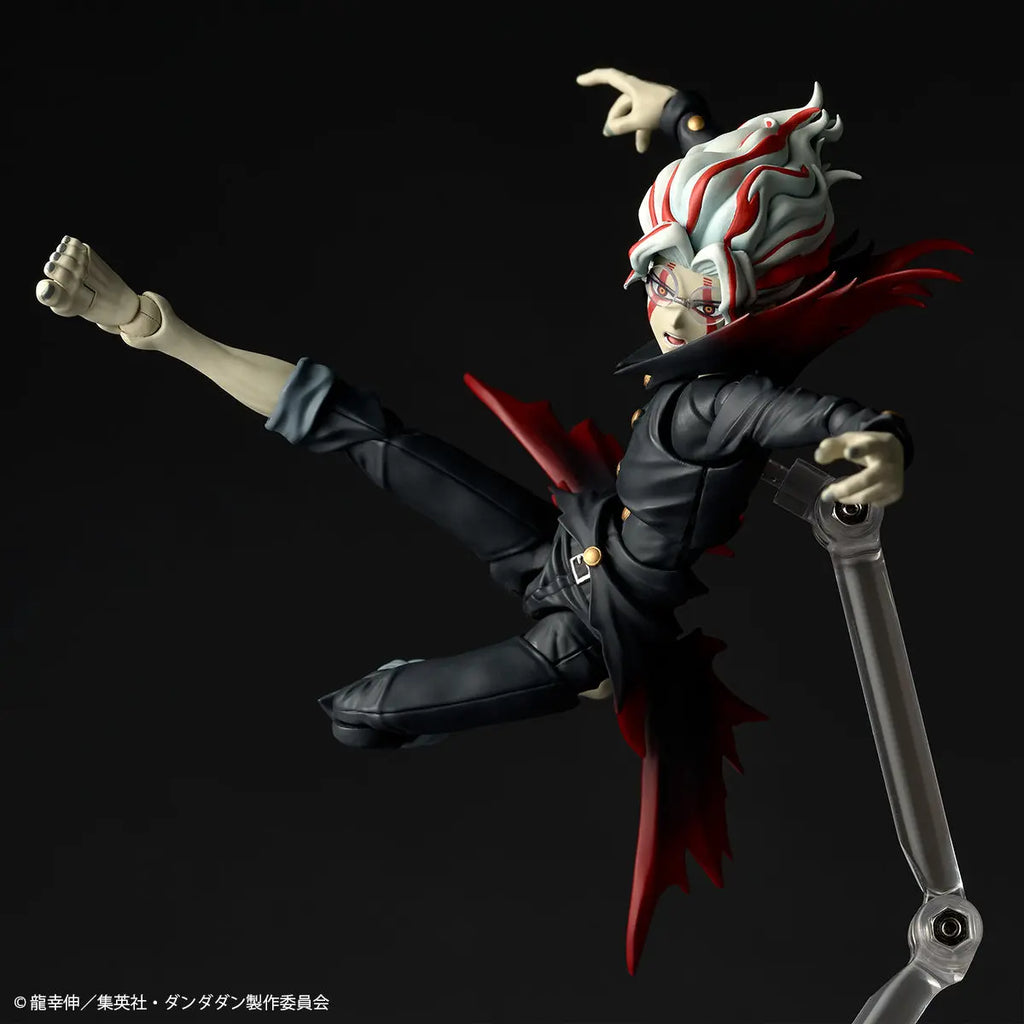 Kaiyodo Revoltech Amazing Yamaguchi Dandadan Okarun Transformed Form Articulated Figure, Collectible Toy Gift