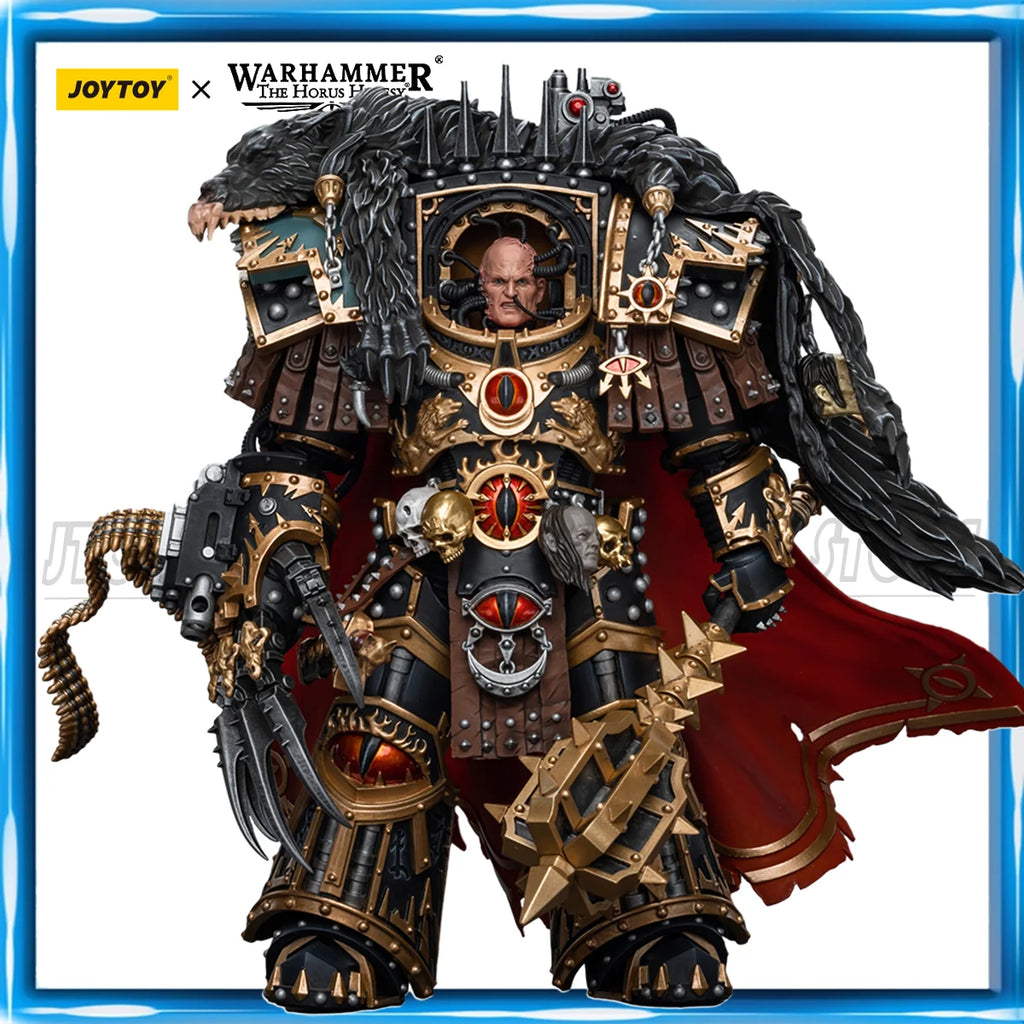 JOYTOY Warhammer 40K 1/18 Екшън фигурки Синове на Хорус Военен магистър Хорус Аниме Фигурки Играчки Модел