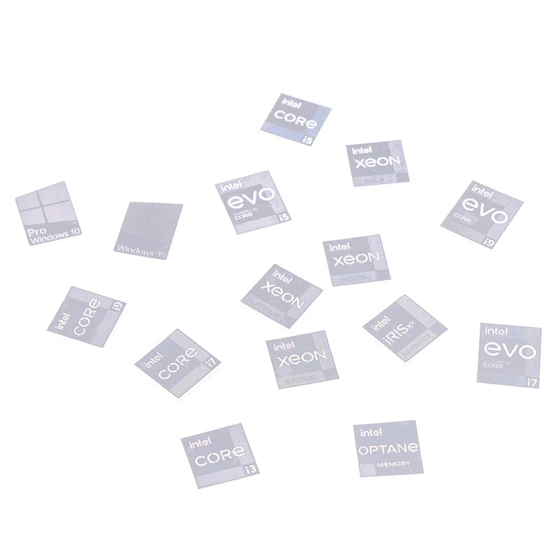 DIY Elfte Generation 11th Generation Core I9 EVO I7 I5 Win10 Computer Aufkleber Notebook Label Laptop Metall Aufkleber