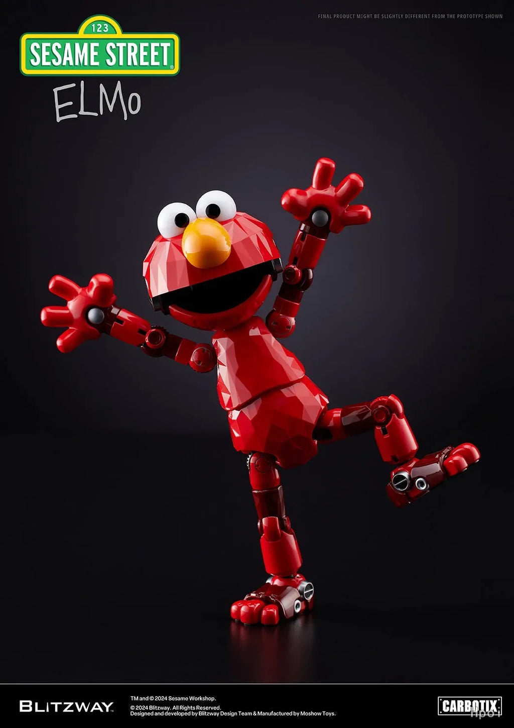 【Original】MOSHOWTOYS BLITZWAY ELMO Mecha-Complete Action Figure Model Toy