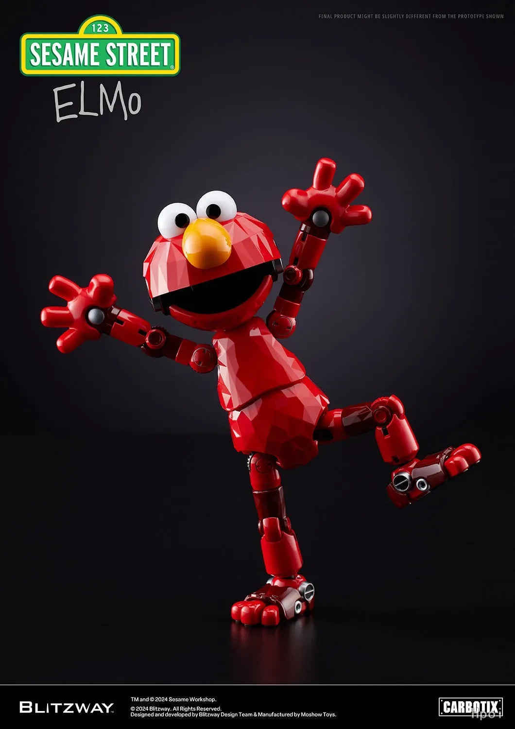 【Original】MOSHOWTOYS BLITZWAY ELMO Mecha-Complete Action Figure Model Toy