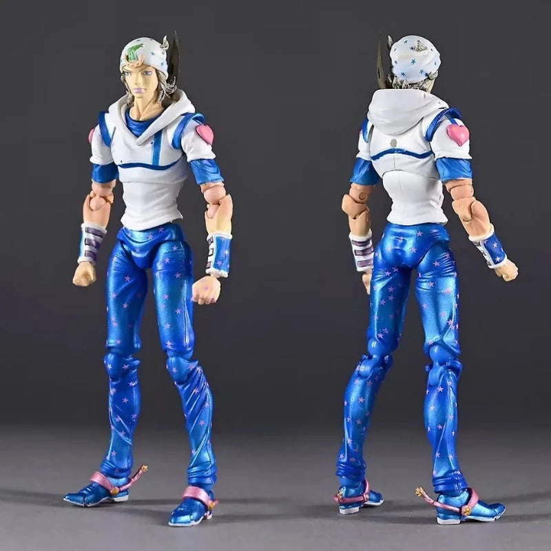 Hot New Medicos Jojo'S Bizarre Adventure Johnny Joestar Action Figure Anime Model Toys Desktop Model Toy Boys Gifts