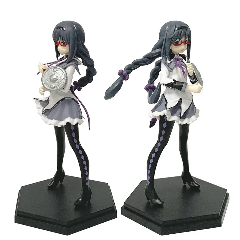 Anime Puella Magi Madoka Magica Figure 17cm Akemi Homura Action Figural Pvc Model Kawaii Decoration Doll Kids Toy Christmas Gift