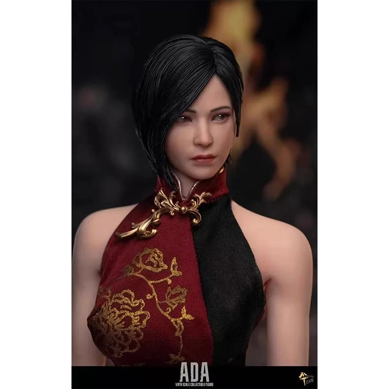 Original Master Team MTtoys018 1/6 Soldier Ada Wang Double Head Sculpt Movable Eye Design Cheongsam Cloth Design 12" In Stock