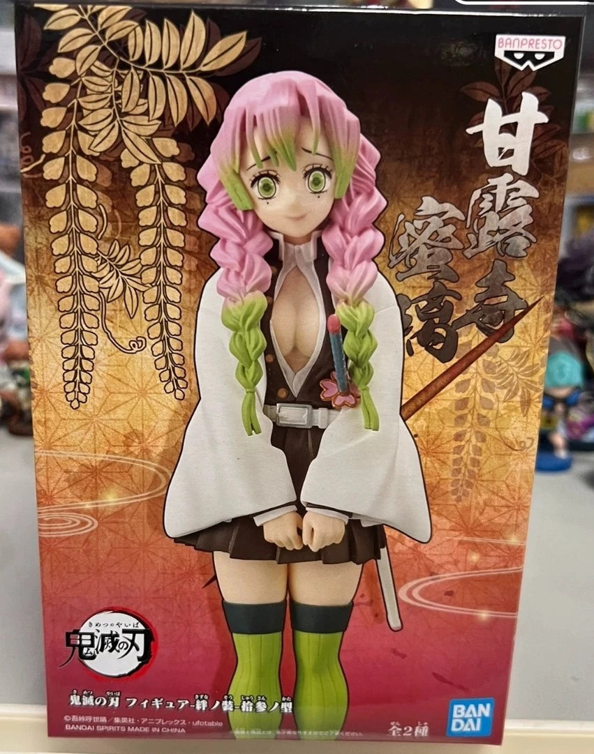 In Stock Original BANPRESTO Demon Slayer Doll-Trip Outfit- Vol.13 Kanroji Mitsuri Anime Figures Collection Gifts Toys