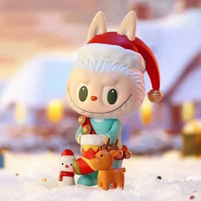 POP MART LABUBU THE MONSTERS Let's Christmas Serie Blind Box Mystery Box Guess Bag Spielzeug Puppe Niedliche Anime Figur Schreibtischdekoration