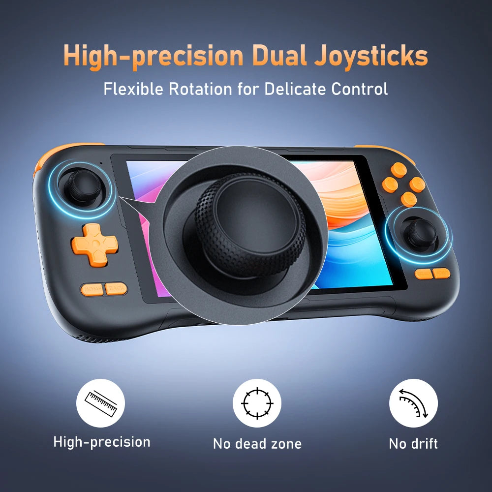 Super console K56 Android 14 Handheld Game Console 5.5 inch Touch Screen 5000mAh With 50+ Emulators For DC/MAME/SS/PSP