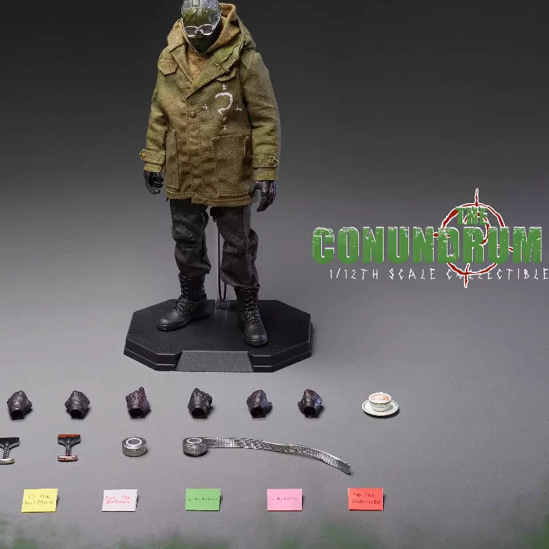 In Stock Six Feet Lane Studio x Venus Toys 1/12 Charming SS003 Riddler Action Figure Collectible Toy