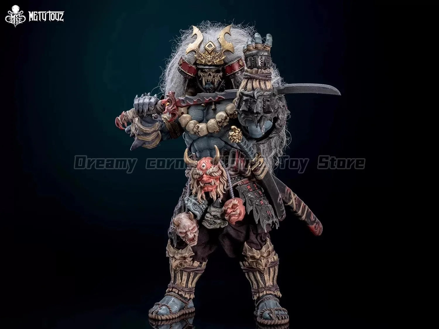 【Pre-sale】Original Mety Toyz Demon Slayer Shura Takigawa Oni Samurai 1/10 Action Figure Toy Model Collection