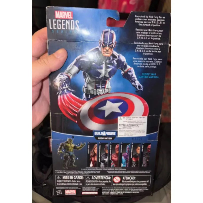 Original Hasbro Marvel Legends Series SECRET WAR CAPTAIN AMERICA Anime Figure Toy Collection Model