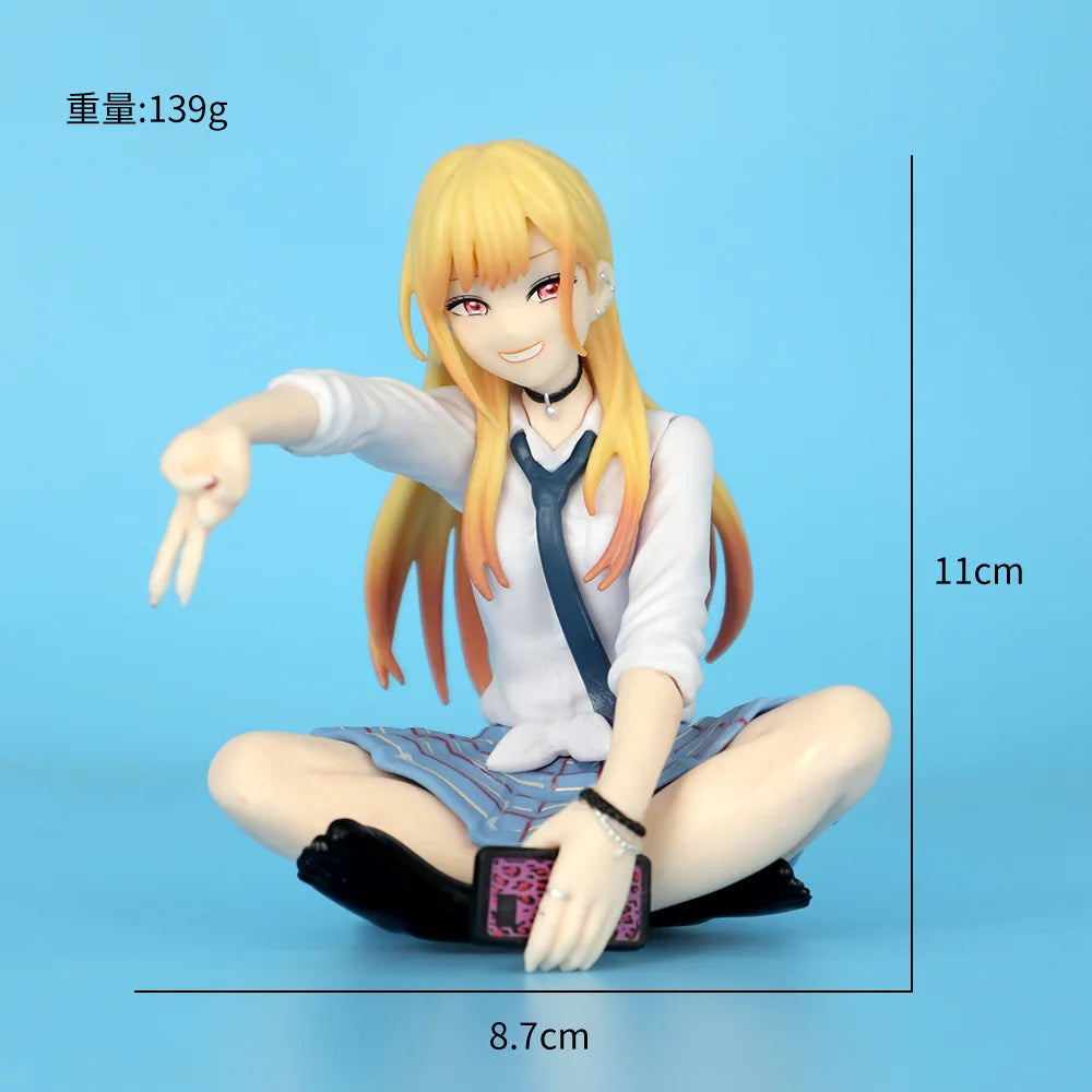 10CM Anime My Dress Up Darling Kitagawa Marin Nudelstopper Figur Modell Spielzeug Geschenk Actionfigur Für Kinder PVC Geschenk