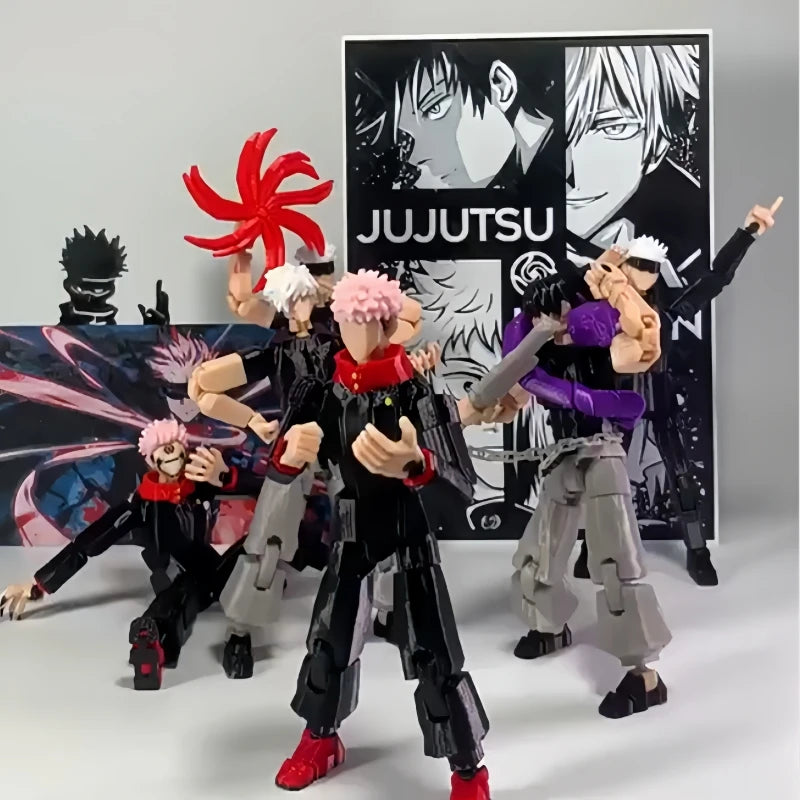9l3d Lucky13 Gojo Sukuna Jujutsu Fushiguro Toji Gojo Satoru Action Figure Dummy13 T13 Multi-Jointed Collectible Titan13 Toys