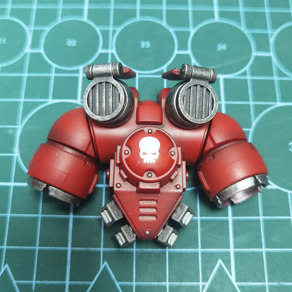 Joytoy Warhammer 1/18 Action Figures Blood Angels Jump Pack Squad Captain with Jump Pack Model Toy Boy Gifts 3.75inch