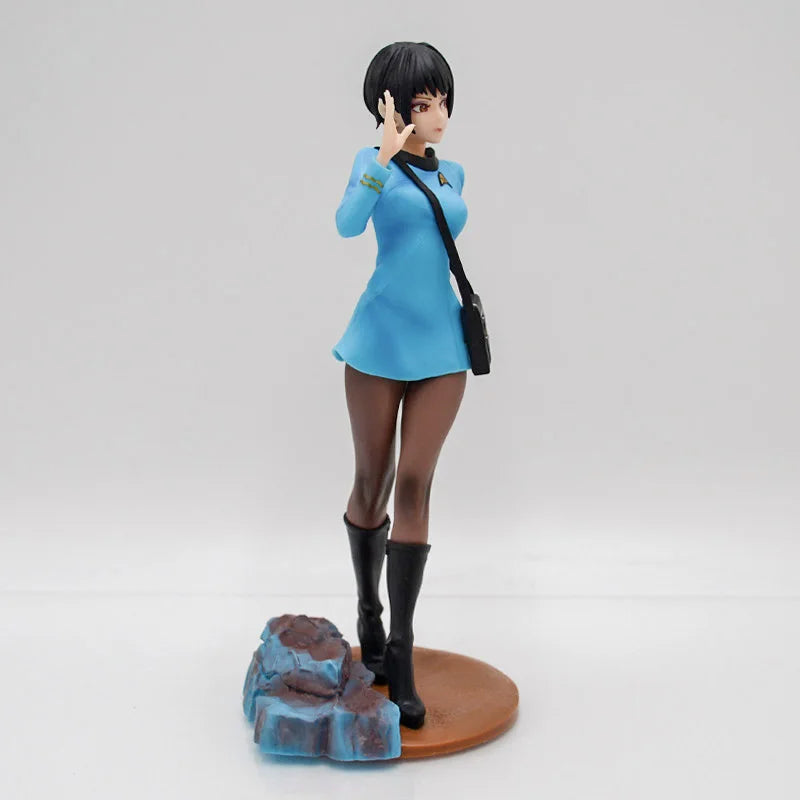 20cm Star Trek Bishoujo Vulcan Science Officer Anime Figure Command/Operation Officer Action Figure Collectible Model Doll Toys
