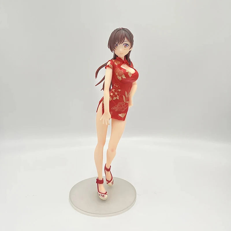 25cm Rent-A-Girlfriend Sexy Anime Figure Chizuru Mizuhara Swimwear Action Figure Chizuru Ichinose Figurine Model Doll Toys Gift