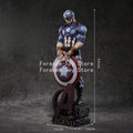 54cm Captain America Figure The Avengers Anime Surroundings Figures Collection Desktop Ornament Decorations Best Gifts for Boys