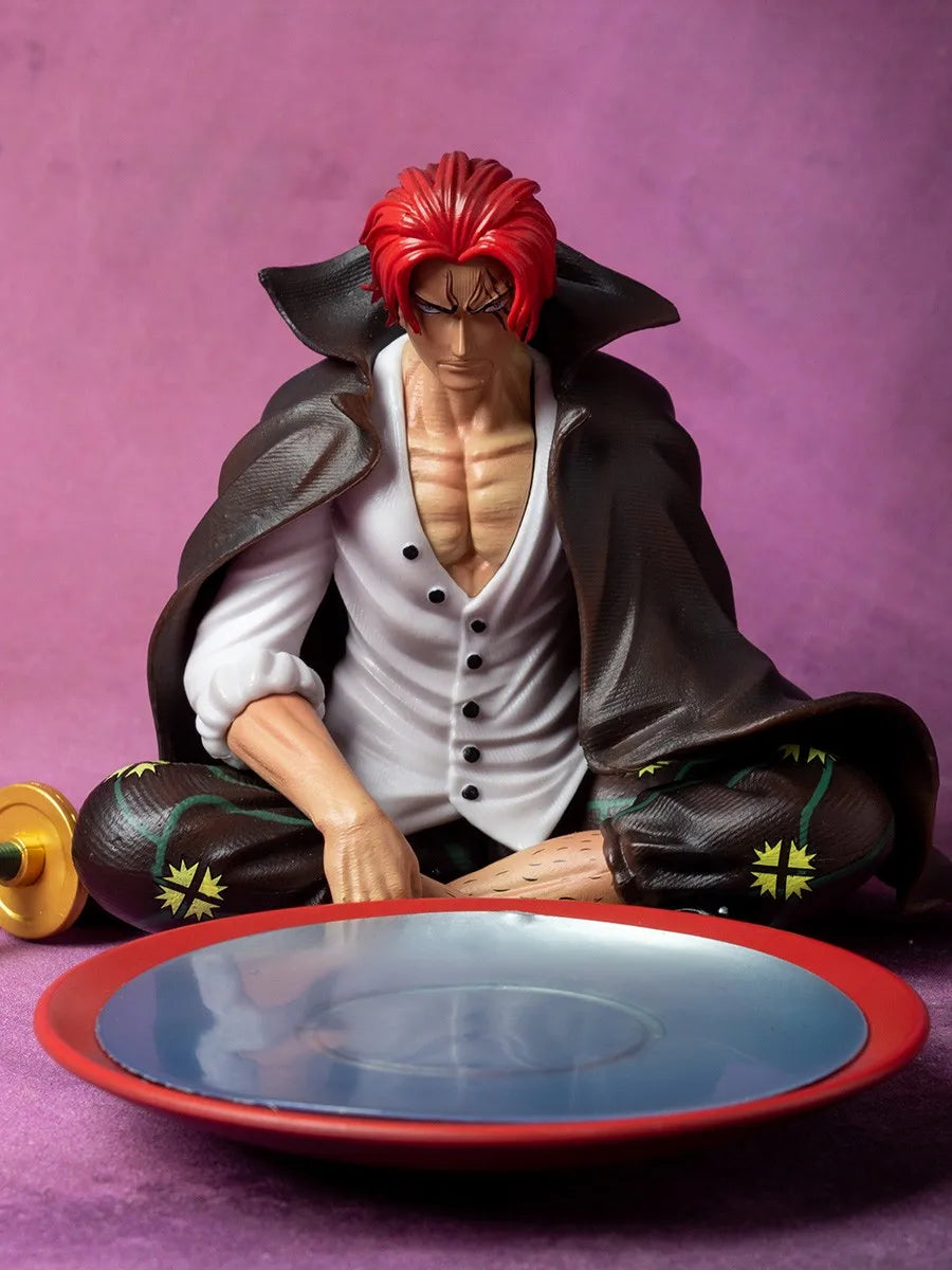 17 см One Piece Shanks Аниме Фигурки Филм Червен Йонко Червена Коса Shanks Екшън Фигурка PVC Статуя Фигурка Модел Декорация Кукли Играчки