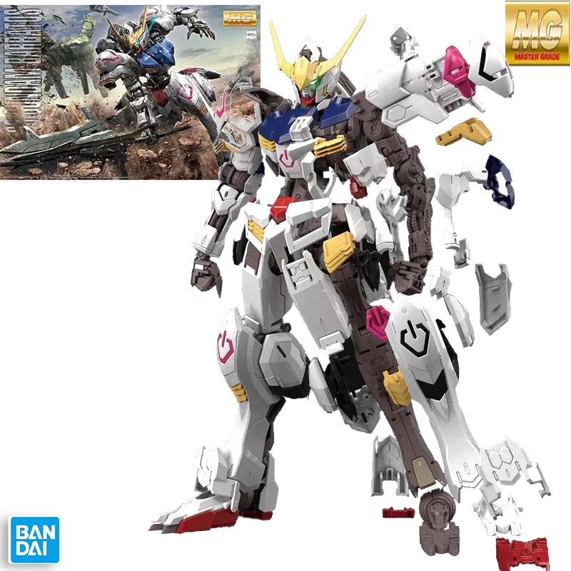 Bandai Gundam Model Kit Anime MG 1/100 Barbatos Fourth Form Mobile Suit Gunpla Action Figure Toys for Boy Children's Gift