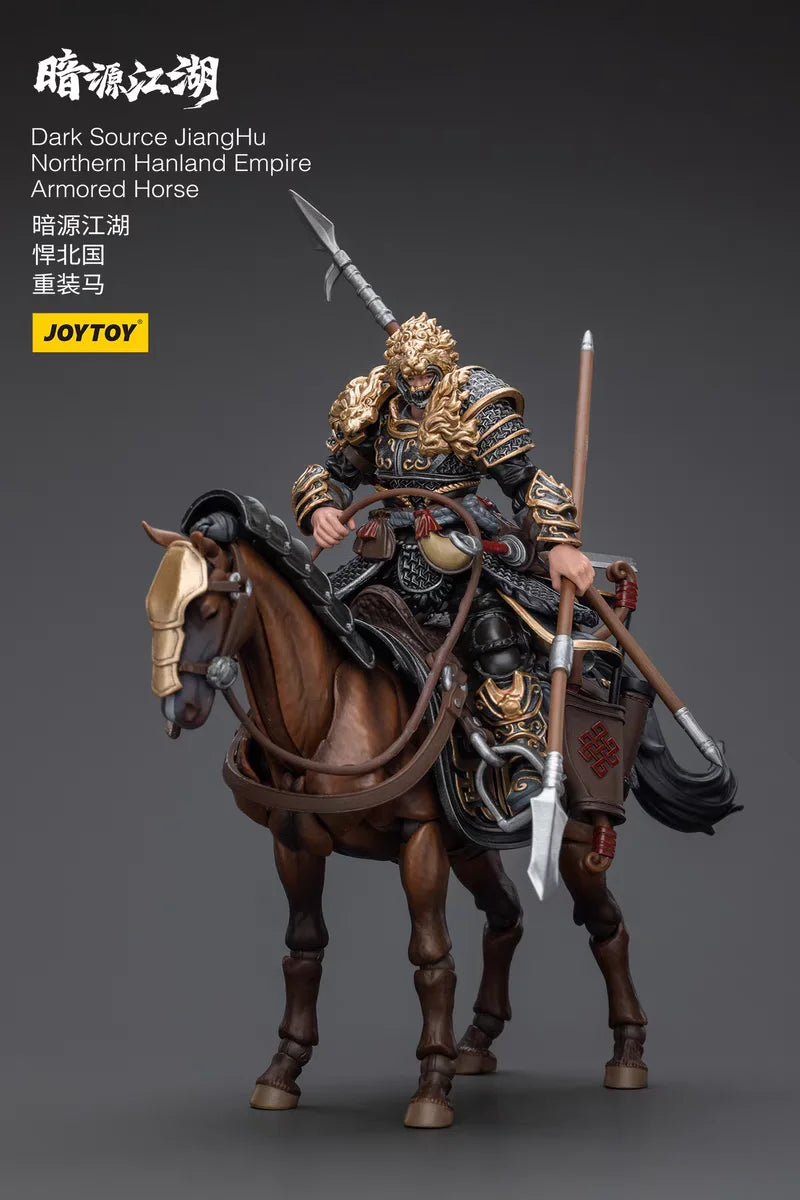 JOYTOY 1/18 Action Figure Dark Source JiangHu Northern Hanland Empire Armored Horse 2PCS Toy Model Gift