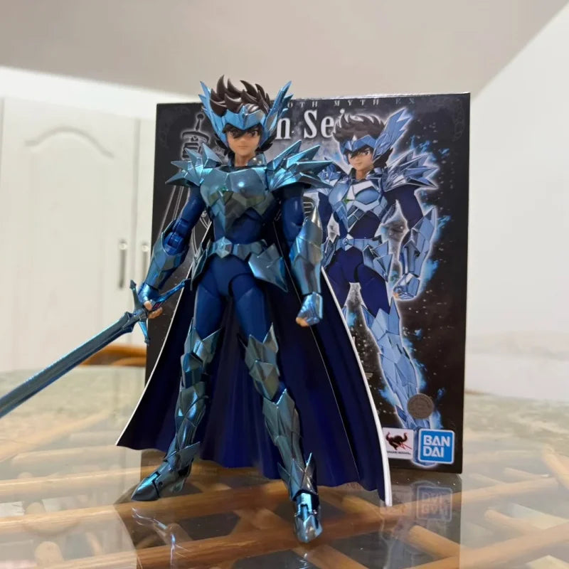 Original BANDAI Saints Myth EX Odin Seiya BP Saint Seiya PVC Action Figure Desktop Decoration Collection Toy Boy's Birthday Gift