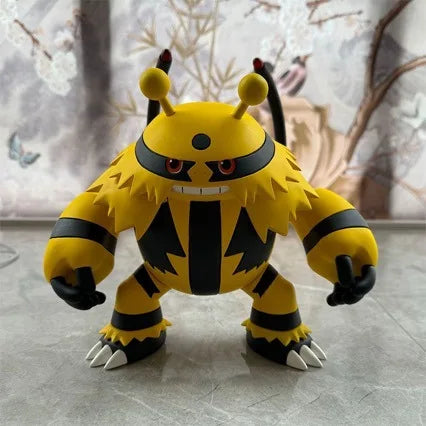 Anime Pokemon Electivire Figures Gk House Pet Cartoon Figures Q Version Pvc Model Desktop Collection Children Birthday Toy Gift