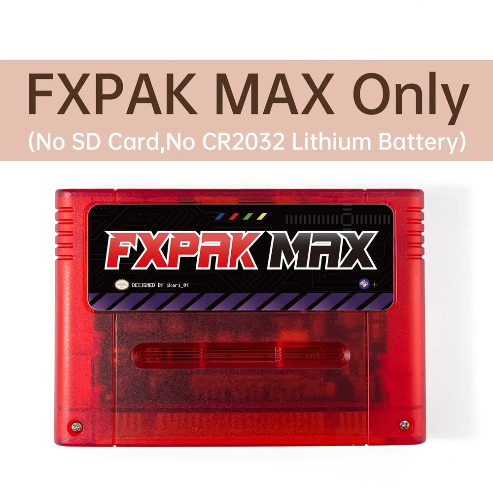 Latest FXPAK PRO MAX Firm1.11.0 For SNES NSTC/PAL Retro Console SFC Card Up To 200G RCT With Cyclone IV Hardware Game Everdrive