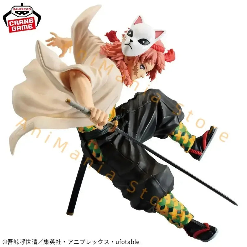 Original BANDAI Banpresto Demon Slayer VIBRATION STARS Sabito PVC Anime Figure Action Figures Model Toys