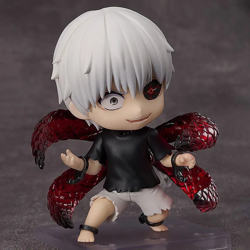 Low price In Stock GSC Original Nendoroid Tokyo Ghoul KEN KANEKI Anime Action Figure Model Toy Gift for Kid Foam Box Packaging