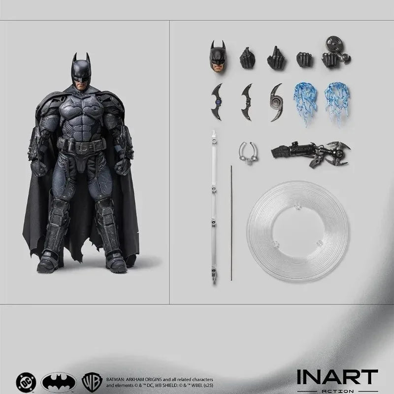 【COMING SOON】INART G0007 Arkham Origins Batman Battle Damaged Edition 1/12 Action Figure Figure Finished Model Gift Collection