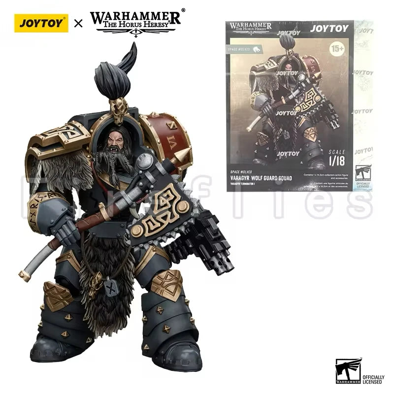 1/18 JOYTOY Action Figure 40K The Horus Heresy Space Wolves Figures And Mechas Logan Ghostwolf Anime Model Toy