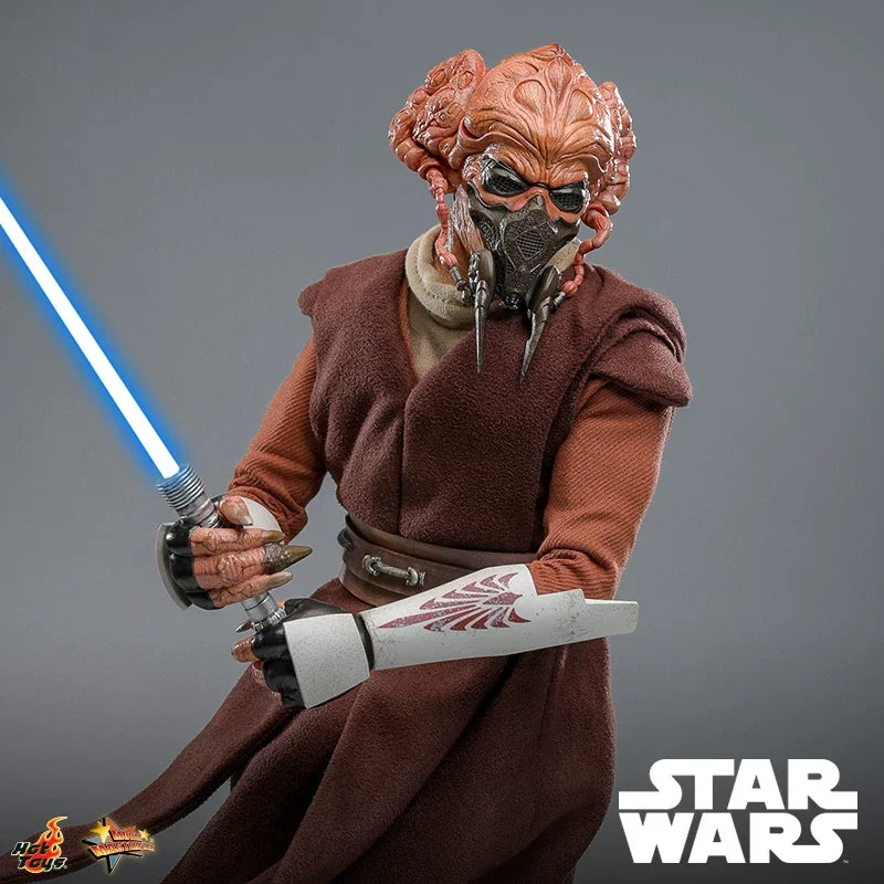 Hot Toys Ht Mms785 1/6 Action Figure Star Wars Clone Wars Plo Koon Collectible Scale Figure For Adult Collection Display