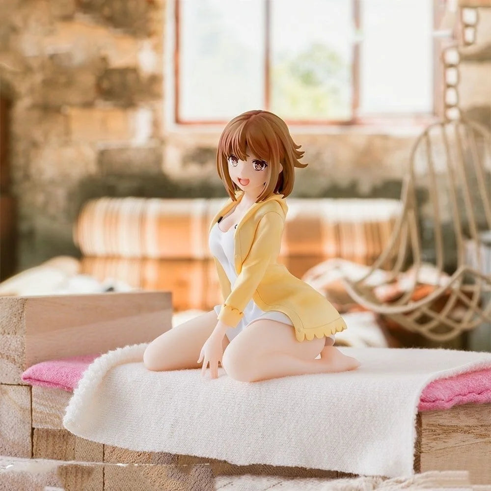 Liesa Lin Anime Figure Male Gift Beautiful Girl Car Decoration Static PVC Model Toy from Japan for Adult Collectors