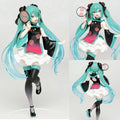 Hatsune Miku Anime-Mädchenfiguren im chinesischen Stil, Cheongsam, stehende Haltung mit einem Fächer in der Hand, Figuren, Puppenmodell, Kinderspielzeug, Geschenke